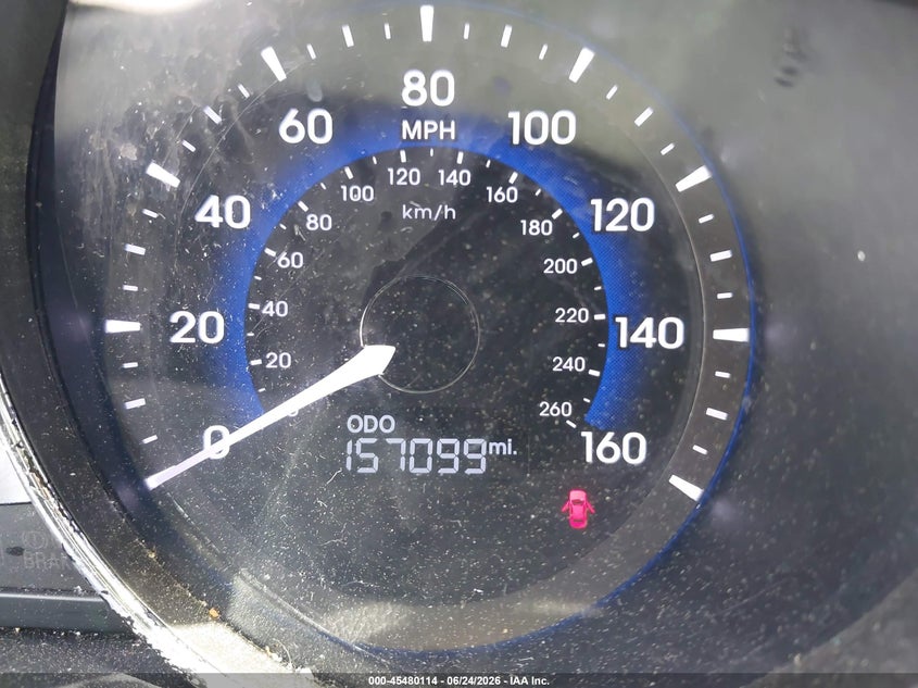 2013 Hyundai Sonata hybrid VIN KMHEC4A45DA068506 IAAI salvage auction — NORMAL WEAR, Original (Maine), sold $400 on 2026-07-06 (photo 7)