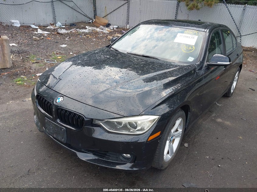 2013 BMW 3er VIN WBA3B5G51DNS01594 IAAI salvage auction — RIGHT FRONT, Mv-907A (New York), sold $2,700 on 2026-07-21 (photo 2)