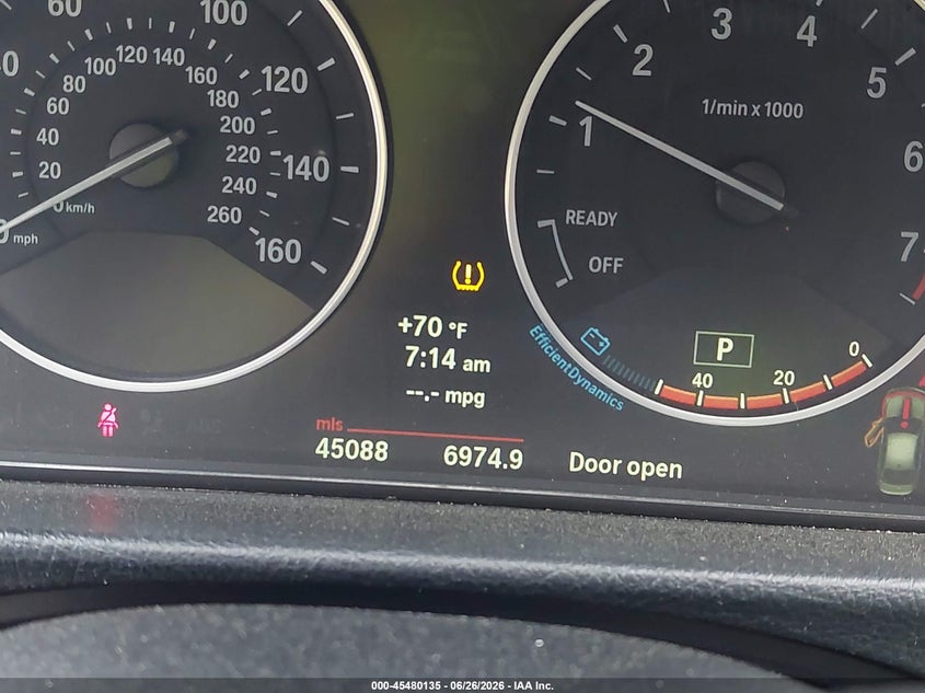 2013 BMW 3er VIN WBA3B5G51DNS01594 IAAI salvage auction — RIGHT FRONT, Mv-907A (New York), sold $2,700 on 2026-07-21 (photo 7)