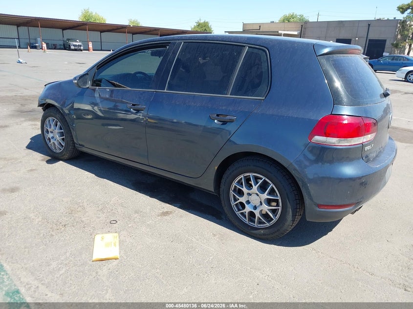 2012 Volkswagen Golf VIN WVWDB7AJ9CW197165 IAAI salvage auction — LEFT FRONT, Salvage (California), sold $375 on 2026-07-08 (photo 3)