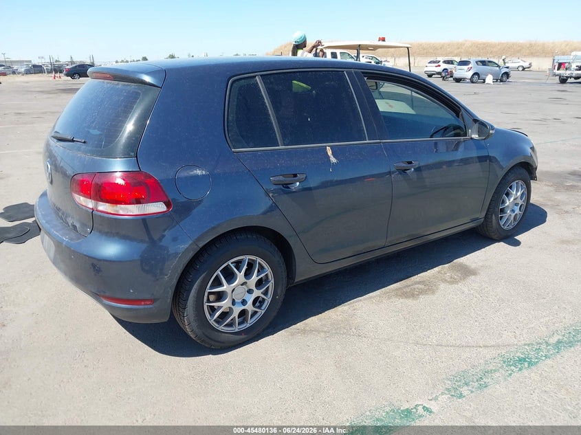 2012 Volkswagen Golf VIN WVWDB7AJ9CW197165 IAAI salvage auction — LEFT FRONT, Salvage (California), sold $375 on 2026-07-08 (photo 4)