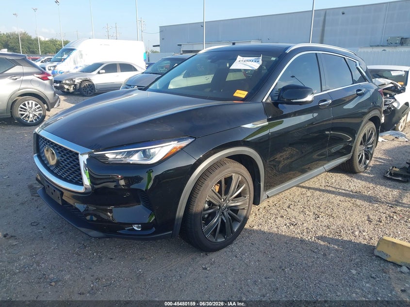 2022 Infiniti Qx50 VIN 3PCAJ5CB0NF119431 IAAI salvage auction — WATER/FLOOD, Salvage Title, sold $4,400 on 2026-07-23 (photo 2)