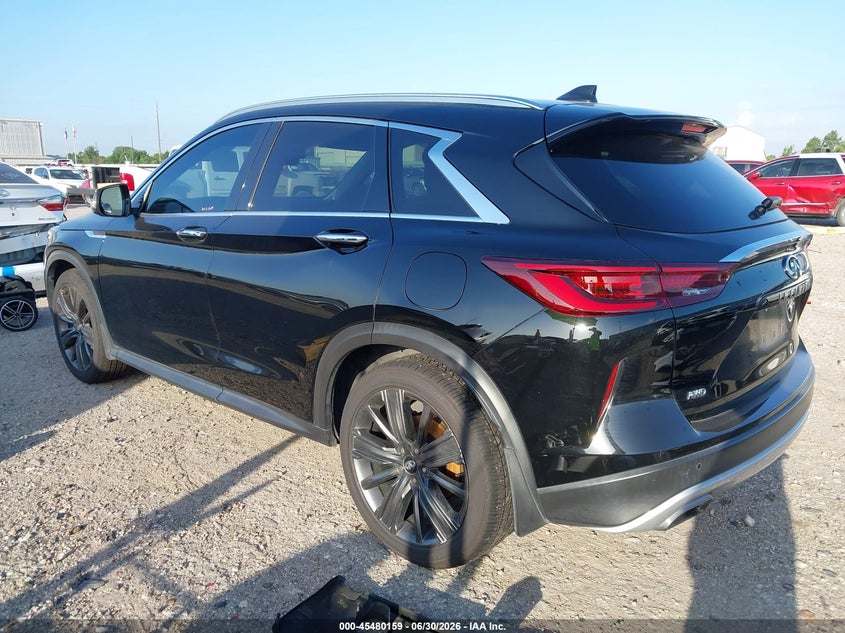 2022 Infiniti Qx50 VIN 3PCAJ5CB0NF119431 IAAI salvage auction — WATER/FLOOD, Salvage Title, sold $4,400 on 2026-07-23 (photo 3)