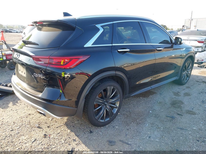 2022 Infiniti Qx50 VIN 3PCAJ5CB0NF119431 IAAI salvage auction — WATER/FLOOD, Salvage Title, sold $4,400 on 2026-07-23 (photo 4)