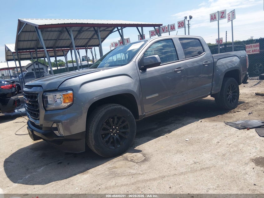 2022 Gmc Canyon VIN 1GTG6CEN3N1316271 IAAI salvage auction — SIDE, Salvage Title, sold $11,300 on 2026-07-30 (photo 2)