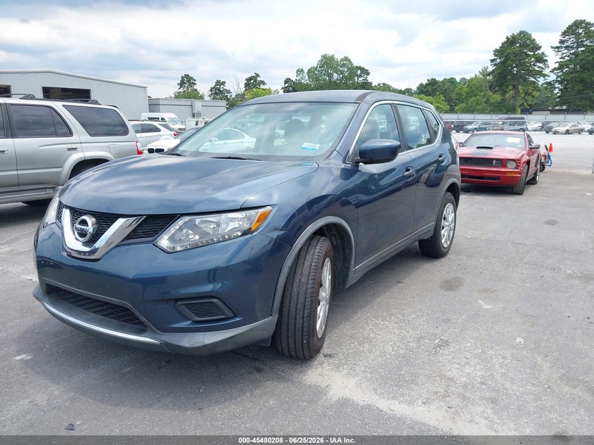 2016 Nissan Rogue VIN KNMAT2MT9GP671602 IAAI salvage auction — NORMAL WEAR, Clear (Georgia), sold $1,600 on 2026-07-08 (photo 2)