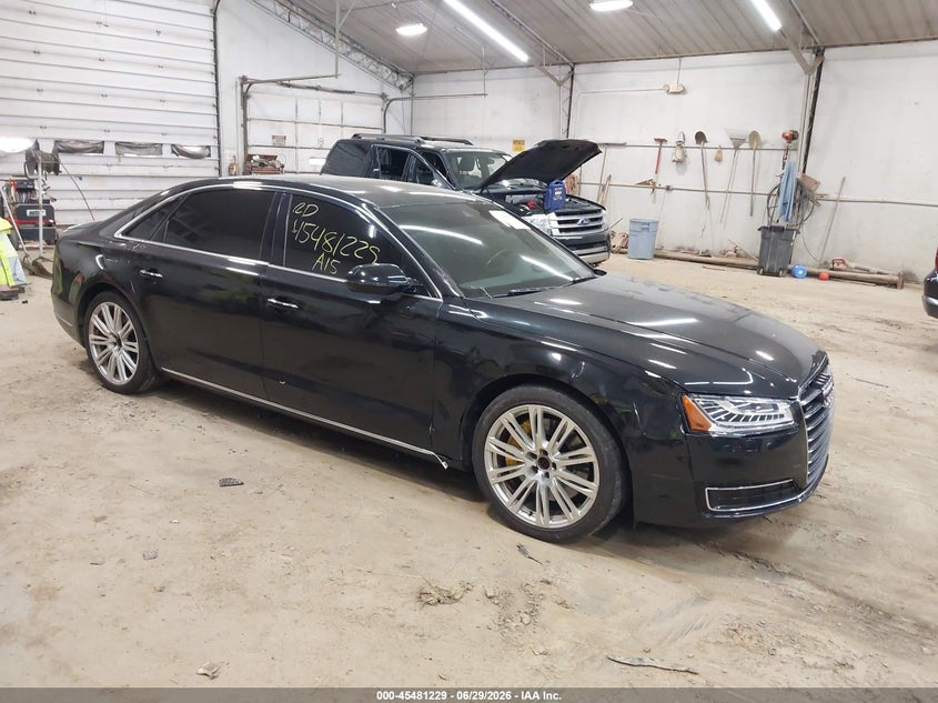 2015 Audi A8 VIN WAU3GAFD5FN040897 IAAI salvage auction — RIGHT FRONT, Salvage (Pennsylvania), sold $4,100 on 2026-07-31 (photo 1)