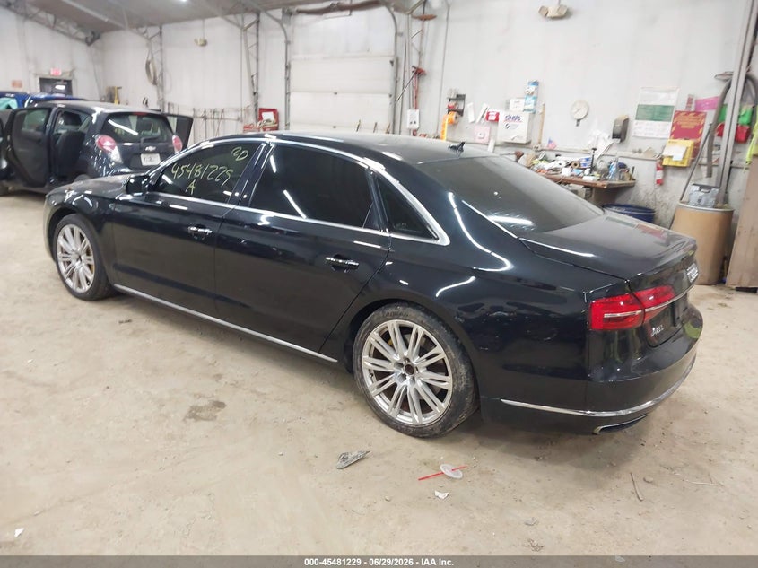 2015 Audi A8 VIN WAU3GAFD5FN040897 IAAI salvage auction — RIGHT FRONT, Salvage (Pennsylvania), sold $4,100 on 2026-07-31 (photo 3)