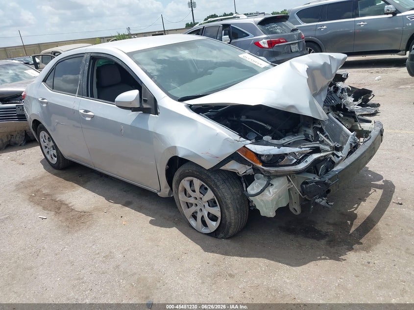 2014 Toyota Corolla VIN 5YFBURHE1EP040098 IAAI salvage auction — FRONT END, Salvage (Texas), sold $1,450 on 2026-07-29 (photo 1)
