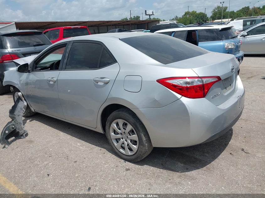 2014 Toyota Corolla VIN 5YFBURHE1EP040098 IAAI salvage auction — FRONT END, Salvage (Texas), sold $1,450 on 2026-07-29 (photo 3)