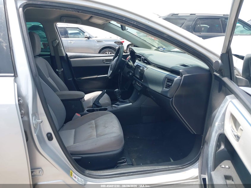 2014 Toyota Corolla VIN 5YFBURHE1EP040098 IAAI salvage auction — FRONT END, Salvage (Texas), sold $1,450 on 2026-07-29 (photo 5)