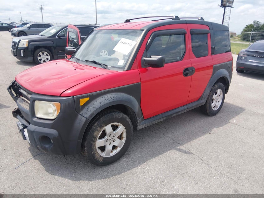 2005 Honda Element VIN 5J6YH28675L034520 IAAI salvage auction — NORMAL WEAR, Clear (Missouri), sold $1,025 on 2026-07-09 (photo 2)