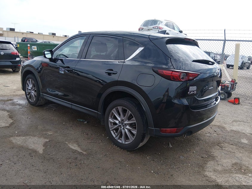 2020 Mazda Cx-5 VIN JM3KFADM8L1723045 IAAI salvage auction — HAIL, Salvage Title, sold $7,500 on 2026-08-23 (photo 3)