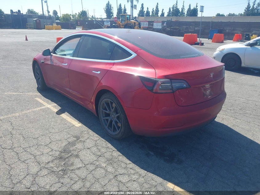 2018 Tesla Model 3 VIN 5YJ3E1EA1JF016796 IAAI salvage auction — RIGHT FRONT, Salvage (California), sold $6,950 on 2026-07-13 (photo 3)