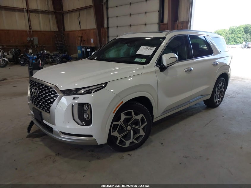 2022 Hyundai Palisade VIN KM8R7DHE6NU344261 IAAI salvage auction — RIGHT SIDE, Mv-907A (New York), sold $6,300 on 2026-07-15 (photo 2)