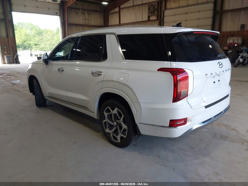 2022 Hyundai Palisade VIN KM8R7DHE6NU344261 IAAI salvage auction — RIGHT SIDE, Mv-907A (New York), sold $6,300 on 2026-07-15 (photo 3)