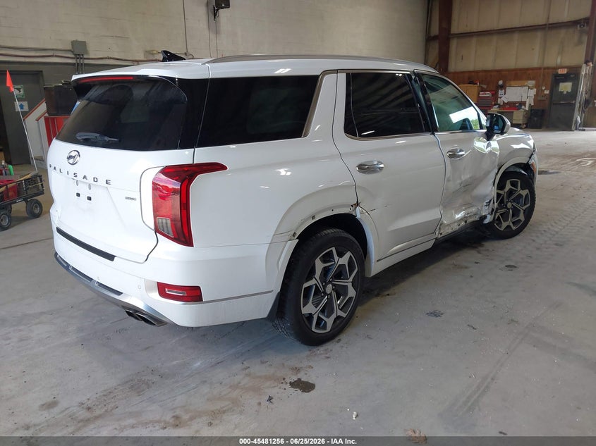 2022 Hyundai Palisade VIN KM8R7DHE6NU344261 IAAI salvage auction — RIGHT SIDE, Mv-907A (New York), sold $6,300 on 2026-07-15 (photo 4)