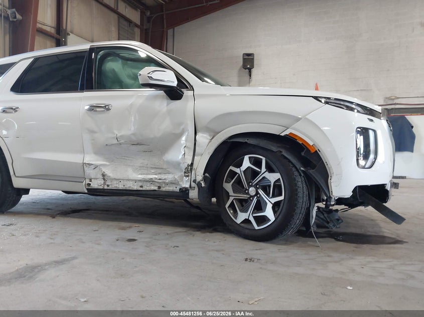 2022 Hyundai Palisade VIN KM8R7DHE6NU344261 IAAI salvage auction — RIGHT SIDE, Mv-907A (New York), sold $6,300 on 2026-07-15 (photo 6)
