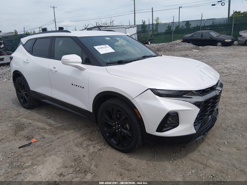 2020 Chevrolet Blazer VIN 3GNKBKRS4LS551135 IAAI salvage auction — REAR END, Salvage (Pennsylvania), sold $7,200 on 2026-07-24 (photo 1)