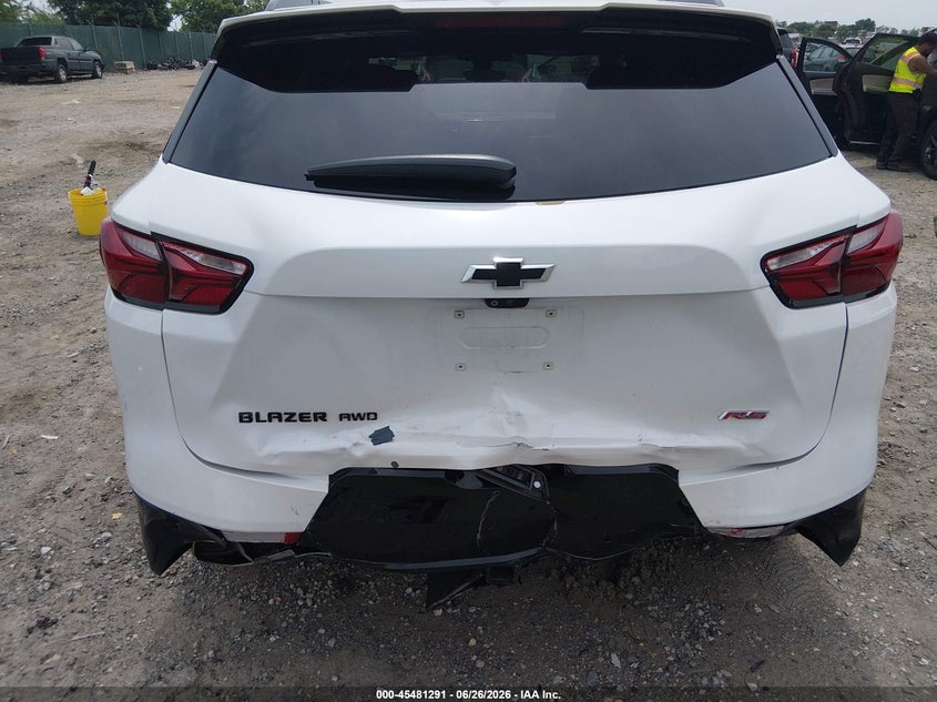 2020 Chevrolet Blazer VIN 3GNKBKRS4LS551135 IAAI salvage auction — REAR END, Salvage (Pennsylvania), sold $7,200 on 2026-07-24 (photo 6)