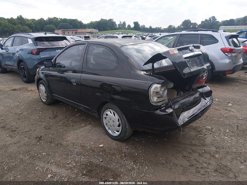 2003 Toyota Echo VIN JTDAT123530281807 IAAI salvage auction — REAR END, Salvage (Tennessee), sold $300 on 2026-07-15 (photo 3)