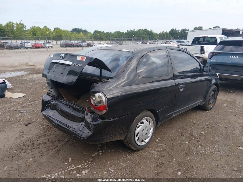 2003 Toyota Echo VIN JTDAT123530281807 IAAI salvage auction — REAR END, Salvage (Tennessee), sold $300 on 2026-07-15 (photo 4)
