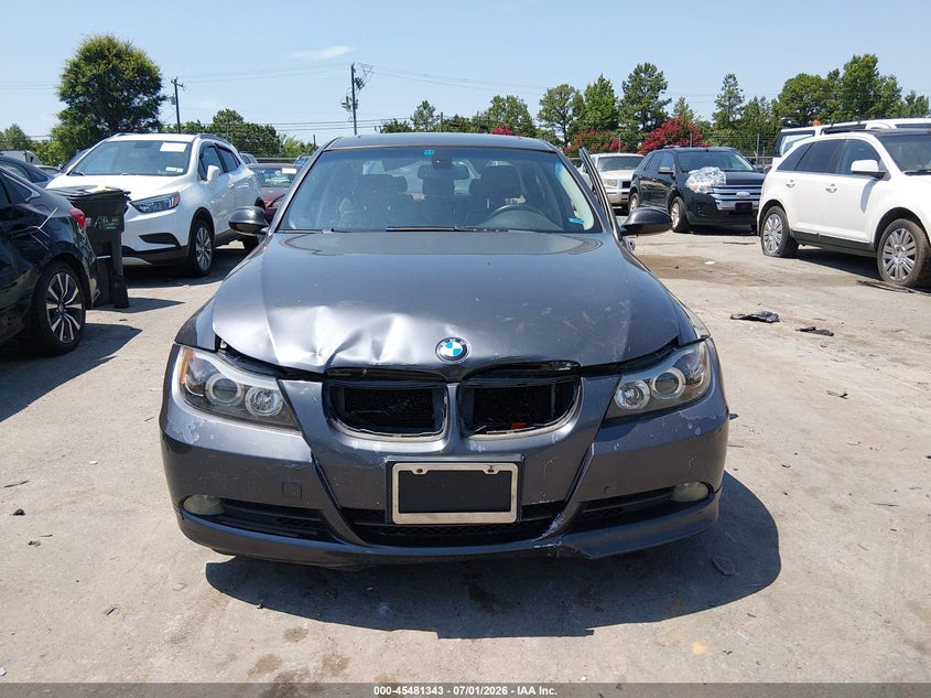 2007 BMW 3er VIN WBAVA33527KX82339 IAAI salvage auction — FRONT END, Salvage (North Carolina), sold $375 on 2026-08-03 (photo 6)