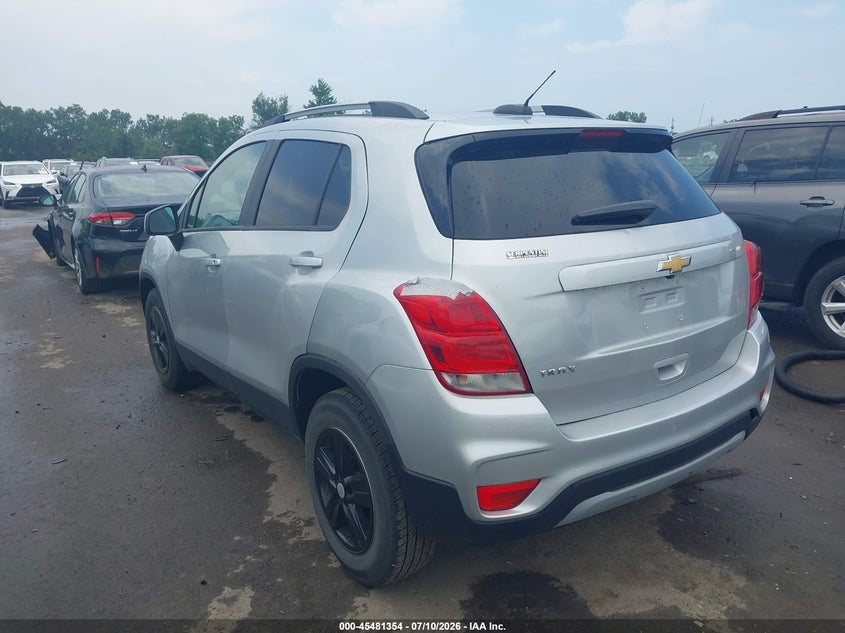 2021 Chevrolet Trax VIN KL7CJLSB4MB323842 IAAI salvage auction — HAIL, Salvage Title, sold $2,200 on 2026-07-28 (photo 3)