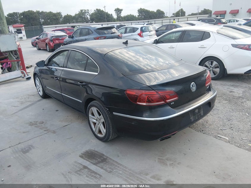 2013 Volkswagen Passat cc VIN WVWBN7AN9DE564087 IAAI salvage auction — LEFT REAR, Salvage (Texas), sold $700 on 2026-07-21 (photo 3)