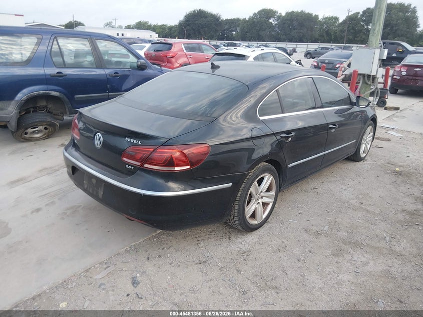 2013 Volkswagen Passat cc VIN WVWBN7AN9DE564087 IAAI salvage auction — LEFT REAR, Salvage (Texas), sold $700 on 2026-07-21 (photo 4)