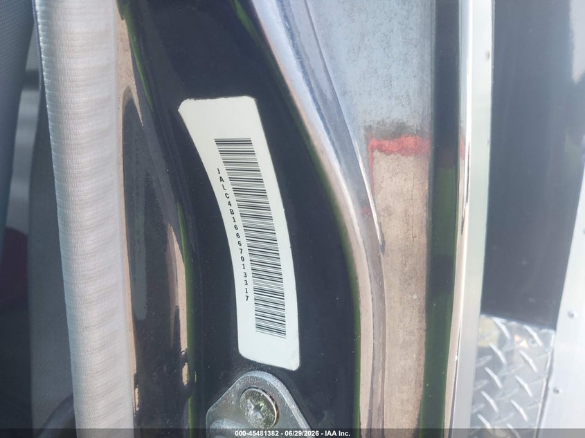 2006 Isuzu W4s042 npr hd reg VIN JALC4B16667013317 IAAI salvage auction — NORMAL WEAR, Clear (Florida), sold $2,000 on 2026-07-14 (photo 8)