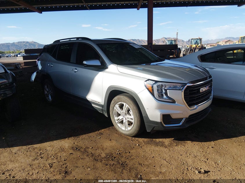 2022 Gmc Terrain VIN 3GKALMEV1NL129578 IAAI salvage auction — FRONT & REAR, Salvage (Arizona), sold $4,300 on 2026-07-26 (photo 1)
