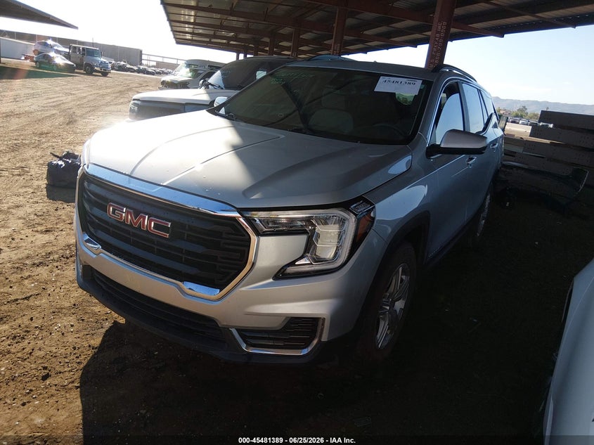 2022 Gmc Terrain VIN 3GKALMEV1NL129578 IAAI salvage auction — FRONT & REAR, Salvage (Arizona), sold $4,300 on 2026-07-26 (photo 2)