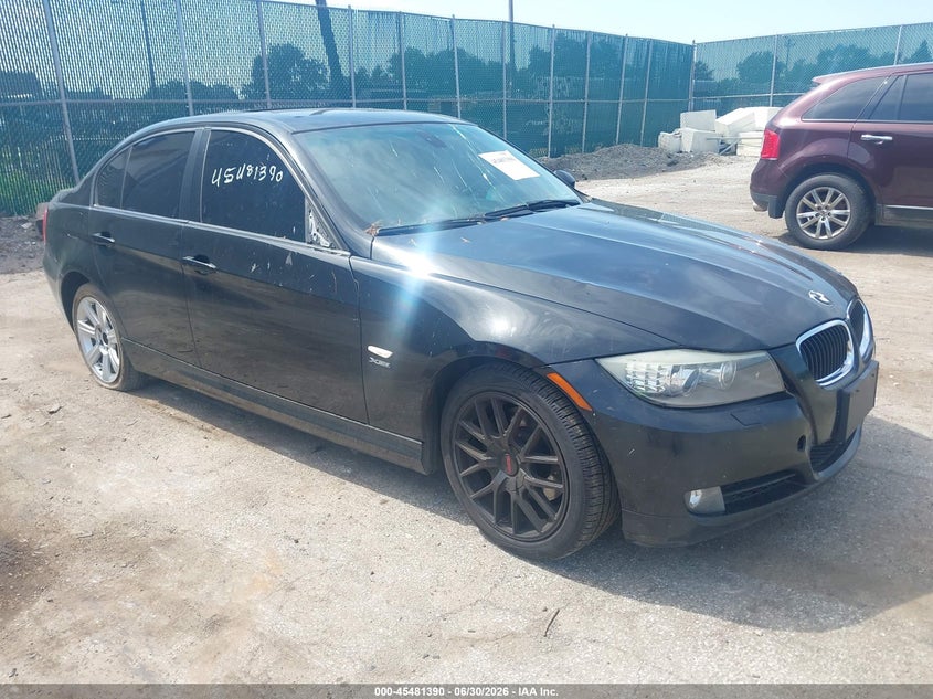 2011 BMW 3 series VIN WBAPK7C59BF087712 IAAI salvage auction — STORM DAMAGE, Clear (Indiana), sold $300 on 2026-07-28 (photo 1)