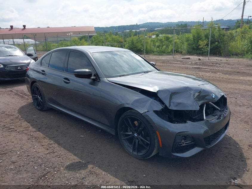 2021 BMW 3er VIN 3MW5R7J05M8B72262 — IAAI salvage auction photo