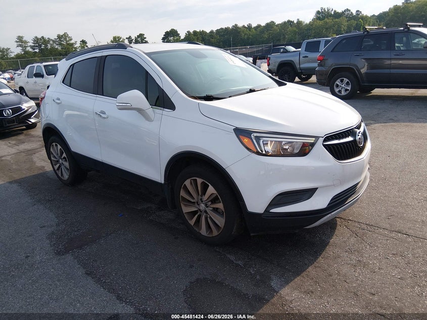 2019 Buick Encore VIN KL4CJASB0KB873036 IAAI salvage auction — NORMAL WEAR, Clear (South Carolina), sold $2,100 on 2026-07-08 (photo 1)