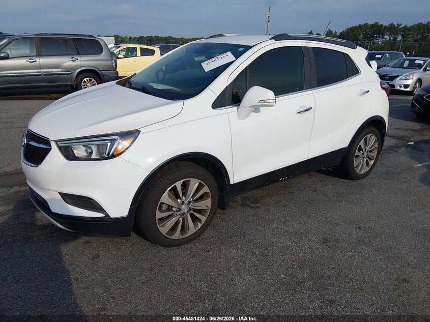 2019 Buick Encore VIN KL4CJASB0KB873036 IAAI salvage auction — NORMAL WEAR, Clear (South Carolina), sold $2,100 on 2026-07-08 (photo 2)