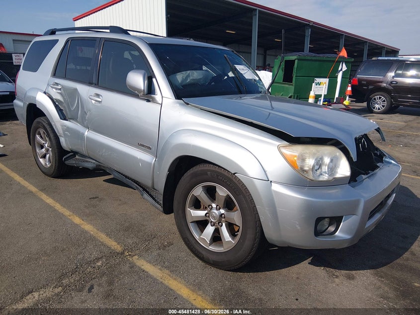 2006 Toyota 4runner VIN JTEZU17R360064141 IAAI salvage auction — SIDE, Clear (Virginia), sold $2,250 on 2026-08-02 (photo 1)