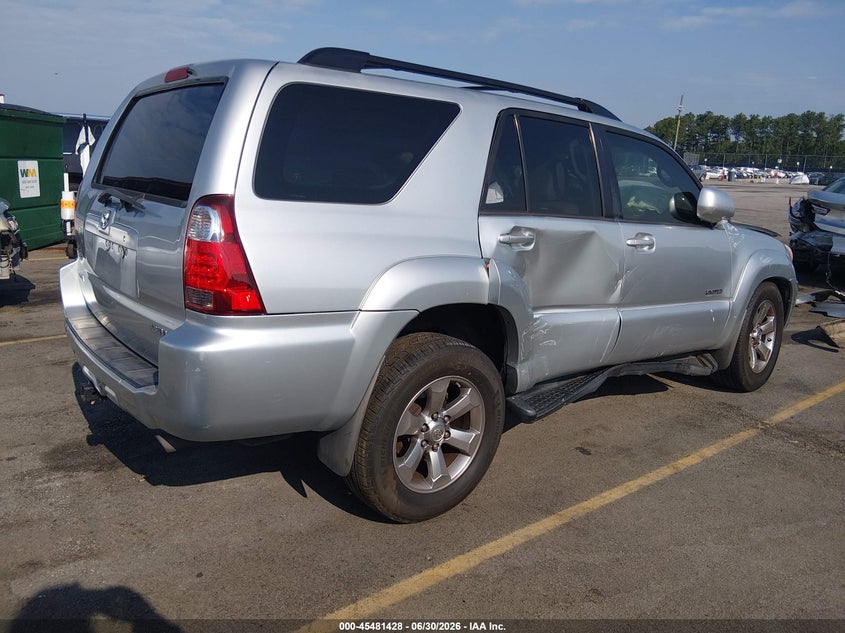 2006 Toyota 4runner VIN JTEZU17R360064141 IAAI salvage auction — SIDE, Clear (Virginia), sold $2,250 on 2026-08-02 (photo 4)