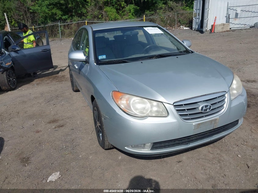 2010 Hyundai Elantra VIN KMHDU4AD7AU155004 IAAI salvage auction — NORMAL WEAR, Clear (Massachusetts), sold $425 on 2026-07-28 (photo 1)