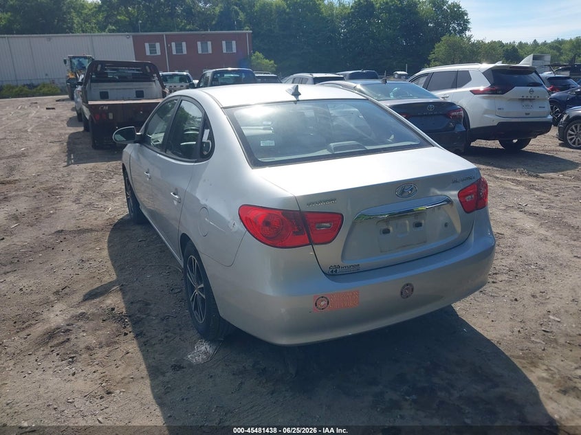 2010 Hyundai Elantra VIN KMHDU4AD7AU155004 IAAI salvage auction — NORMAL WEAR, Clear (Massachusetts), sold $425 on 2026-07-28 (photo 3)