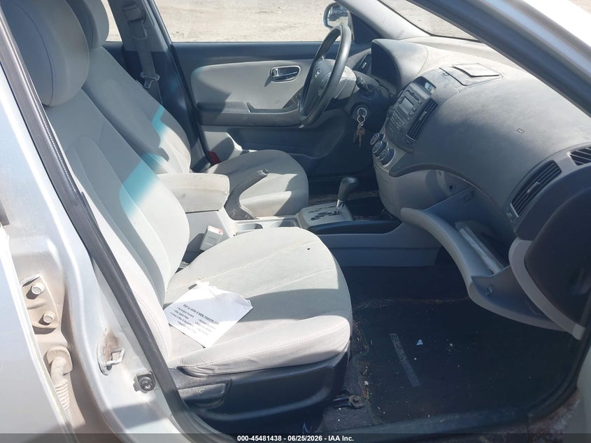 2010 Hyundai Elantra VIN KMHDU4AD7AU155004 IAAI salvage auction — NORMAL WEAR, Clear (Massachusetts), sold $425 on 2026-07-28 (photo 5)