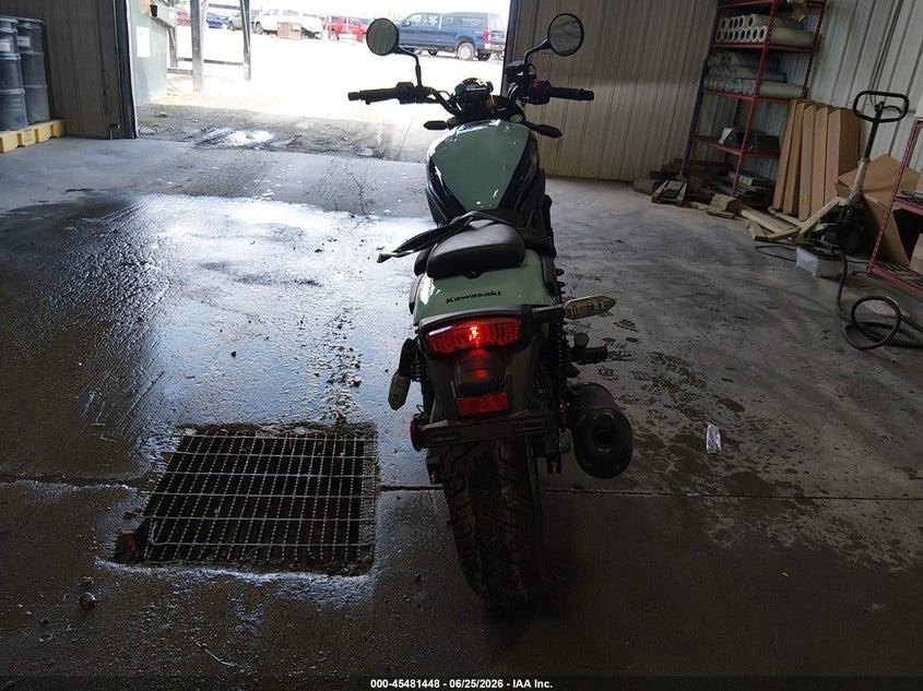 2025 Kawasaki VIN ML5ELFB11SDA13970 IAAI salvage auction — FRONT END, Salvage Title, sold $750 on 2026-10-08 (photo 6)
