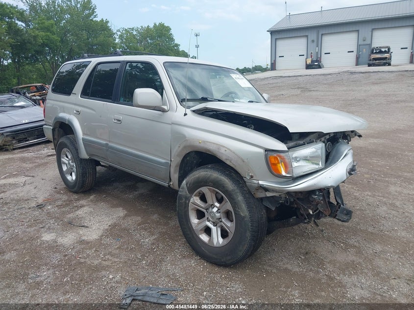 2000 Toyota 4runner VIN JT3HN87R9Y9042718 IAAI salvage auction — FRONT END, Clear (Indiana), sold $350 on 2026-07-29 (photo 1)