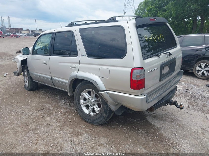 2000 Toyota 4runner VIN JT3HN87R9Y9042718 IAAI salvage auction — FRONT END, Clear (Indiana), sold $350 on 2026-07-29 (photo 3)