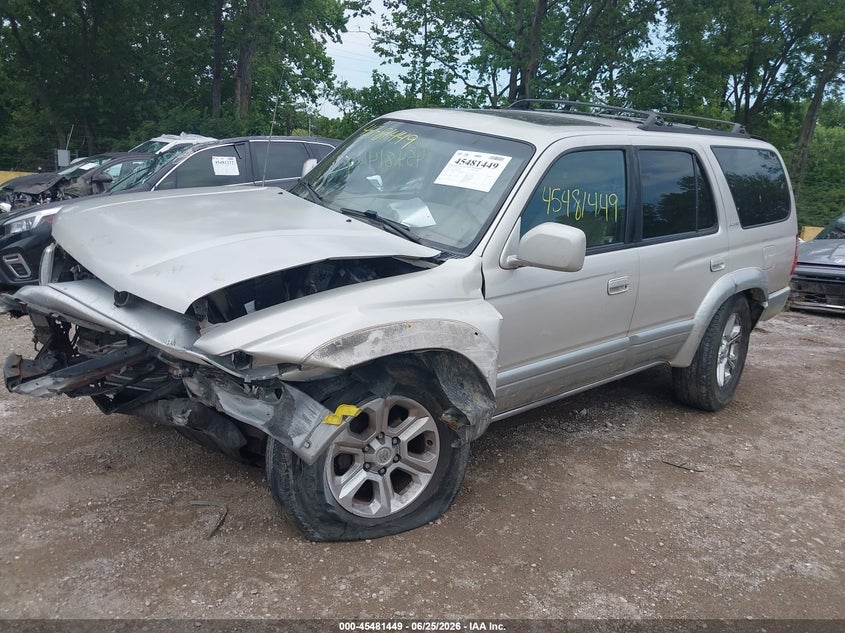 2000 Toyota 4runner VIN JT3HN87R9Y9042718 IAAI salvage auction — FRONT END, Clear (Indiana), sold $350 on 2026-07-29 (photo 6)