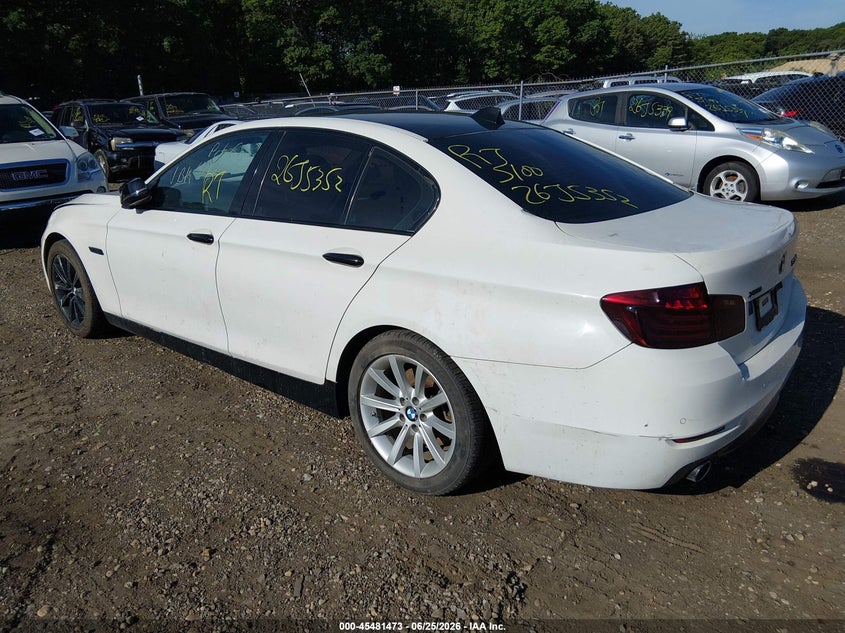 2016 BMW 5er VIN WBA5B3C51GG259443 IAAI salvage auction — RIGHT SIDE, Salvage Title, sold $25 on 2026-07-28 (photo 3)