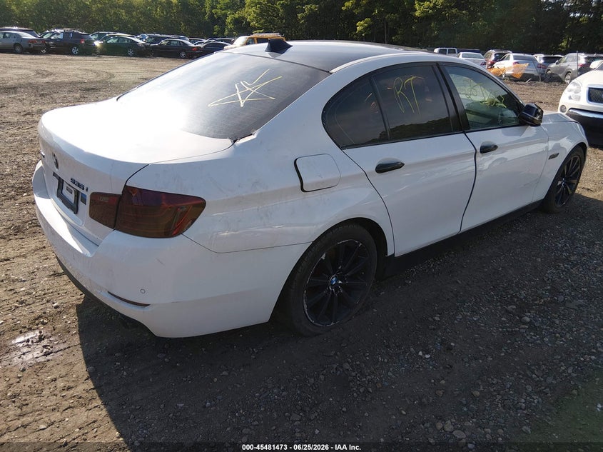 2016 BMW 5er VIN WBA5B3C51GG259443 IAAI salvage auction — RIGHT SIDE, Salvage Title, sold $25 on 2026-07-28 (photo 4)