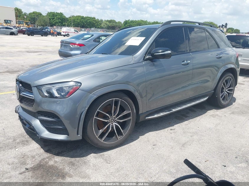 2020 Mercedes-benz Gle VIN 4JGFB8GB5LA217368 IAAI salvage auction — RIGHT FRONT, Wait Title, sold $18,300 on 2026-08-31 (photo 2)