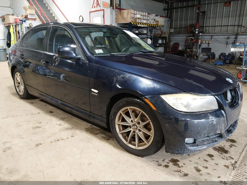 2010 BMW 3 series VIN WBAPK5C56AA648111 IAAI salvage auction — FRESH WATER, Clear (Massachusetts), sold $200 on 2026-07-14 (photo 1)